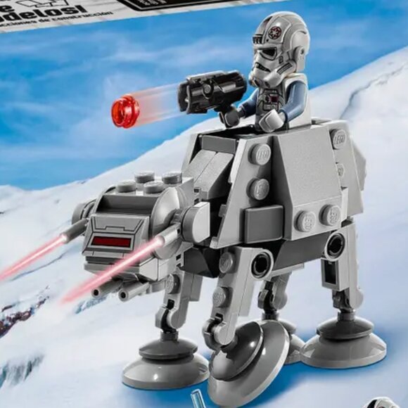 Brand New Lego Star Wars AT-AT vs Tauntaun Microfighters 75298 - Picture 4 of 9